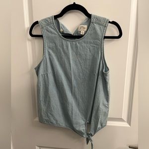 J Crew denim blouse